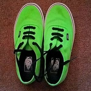 Billie Eilish neon green Vans